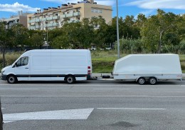 Mercedes sprinter + remolque cerrado