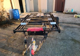 Se vende remolque descansabacas de 1500 kg pma