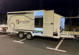 Remolque carrozado portacoches