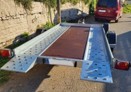 Vendo remolque plataforma porta vehículos basculante