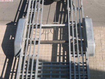 Remolque portacoches galvanizado