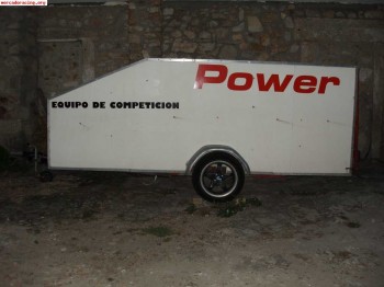 Remolque cerrado para formula cm o kartcross.