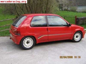 Cambio 106 rallye de calle por coche de competicion