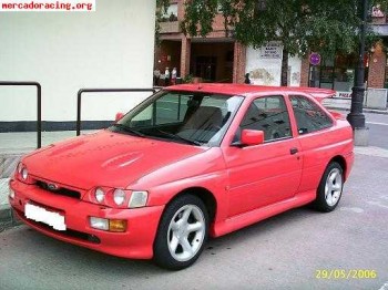 Cambio escort cosworth por coche de rallyes