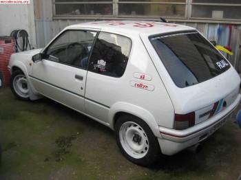 Cambio oeugeot 205 rally por coche de competicion