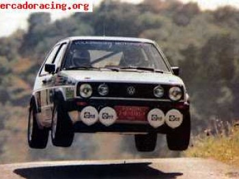 Compró volkswagen golf mk2 de rally de asfalto