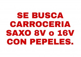 Busco carrpceria saxo 8v o 16v con papeles