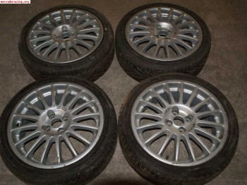 Se compran 4 llantas 17  4x100 con slicks