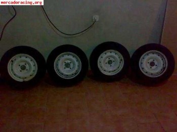 Compro llantas 106 rallye y vendo las del 205 rallye