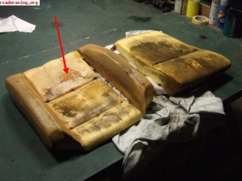 Compro espuma respaldo asiento gt turbo