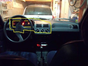 Capilla peugeot 205 gti o rally.