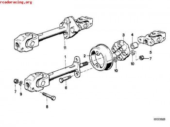Compro, cardan de dirección asistida para bmw e30