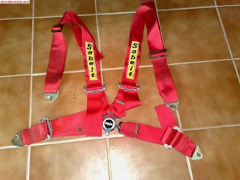 Arnes sabelt rojo 3 puntos ancho