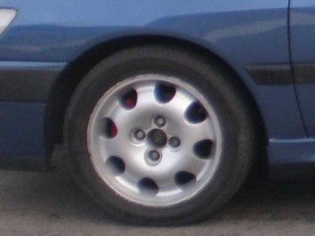 Se cambian llantas de 205 gti por las de 306 gti