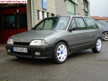 Parachoques delantero ax con hueco antinieblas. (ax gti)