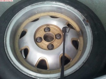 Compro llantas con neumatico 15  4x100