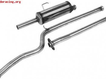 Linea de escape de 63mm saxo 16v