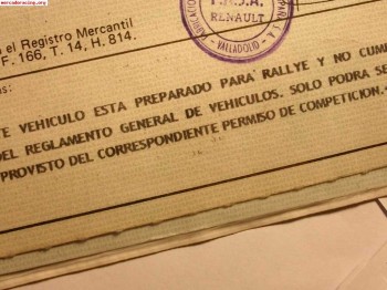 Compro documentacion itv mixta ax saxo o 106