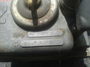 Carburadores weber 40 dcom 3