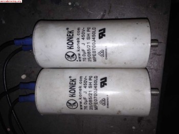 Condensadores para elevador coche de 380 a 220 