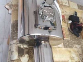 Escape con bypass o cut-out electrico nuevo