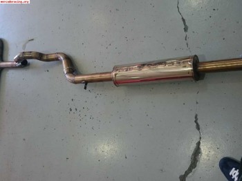 Tubo de escape artesanal para clio sport r27