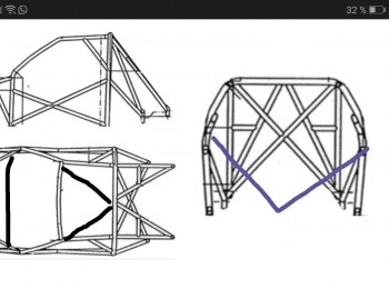 Compro arco de seguridad multipunto saxo