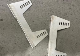 Bases laterales  baquets asientos aluminio 