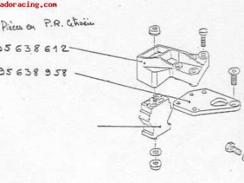 Soporte motor citroen ax