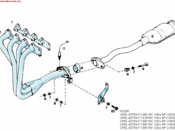 Busco colector de escape para motor 1.8 16v ecotec de astra.