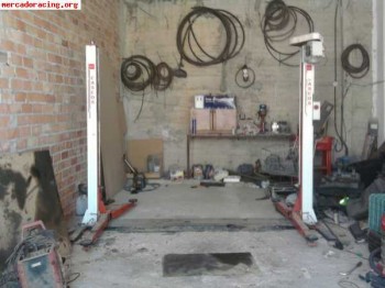 Elevador 220v 3000 kg cascos y gato bajo 2000kg