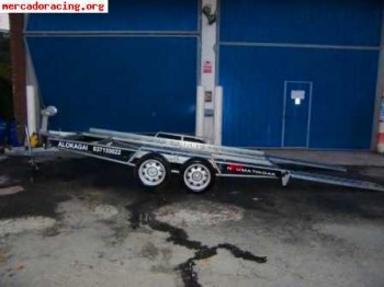 Se alquila remolque portacoches