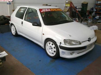 Alquiler 106 gti rallys con grupo corto y autoblocante esta 