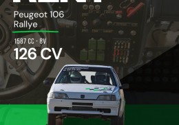 Se alquila peugeot 106 rallye