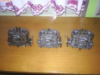 Vendo 3 carburadores dobles dell orto 