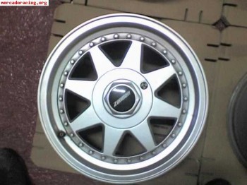 Llantas look desmontables zender 15x7 et30 4x100