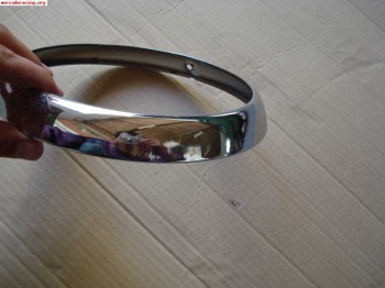 Aros de faros cromados para mini