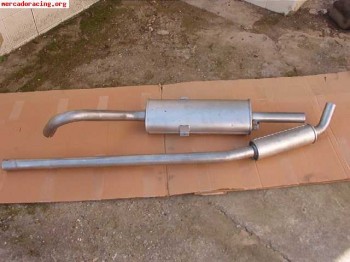 Vendo escape inox seat 124 2000 de 50 mm valido para 1800 y 
