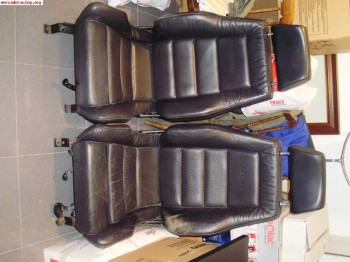Vendo asientos delanteros recaro en cuero de ford sierra cos