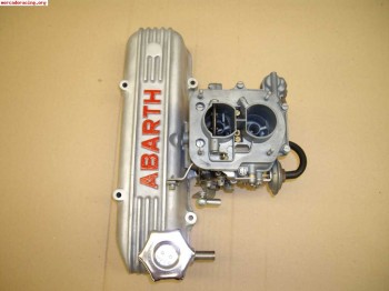 Vendo tapa abarth con weber 38 dmtr