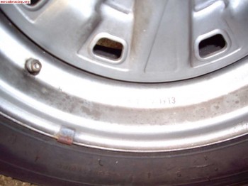 Llantas originales seat 124 2000