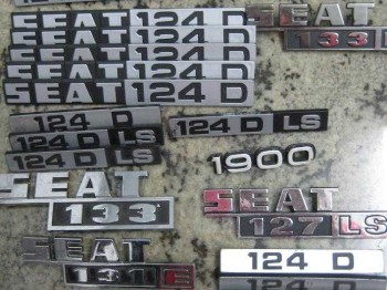 Anagramas seat 124,127,850, nuevos casi todos