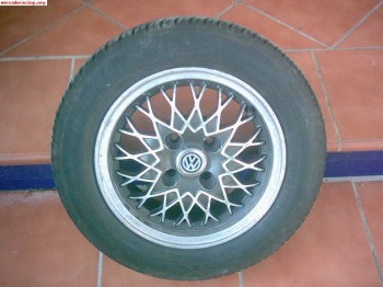 4 llantas estilo bbs 6x13  neumaticos a estrenar.