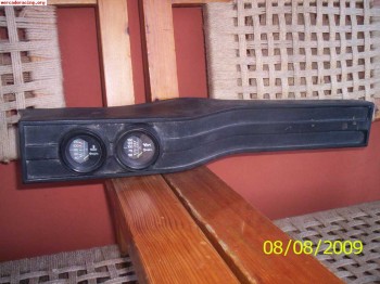 Consola de dos relojes de seat panda presion aceite y temper