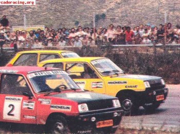 Cambio llantas renault 5 copa competicion