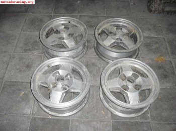 Vendo 4 llantas bwa star en 13x5  4x98 seat/fiat/simca