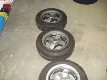 Vendo llantas bwa de 5.5x13 con neumaticos anclaje 4x98