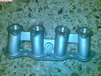 Colector admision para 2 carburadores dobles para motor ford