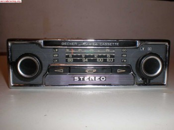 Vendo radio-casette becker monza