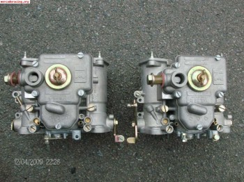 Carburación weber 40 dcom reconstruida